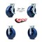 Service Caster 8 Inch Solid Polyurethane Caster Set with 2 Brakes/Swivel Lock 2 Rigid SCC SCC-30CS820-SPUB-TLB-BSL-2-R-2 - alternate 7